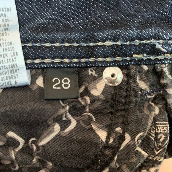 Guess Premium Daredevil Skinny Leg Stretch  Five Pocket Jeans Size 28 - Picture 11 of 16